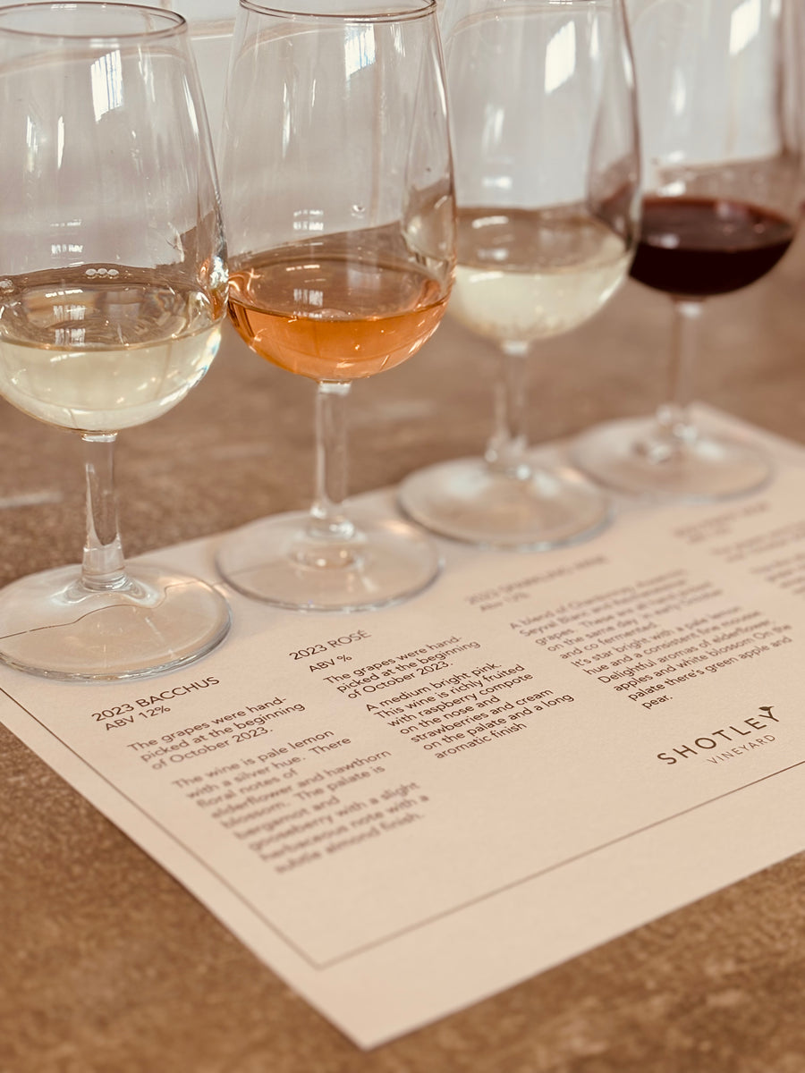 Wine Tasting Flight – Shotley Vineyard